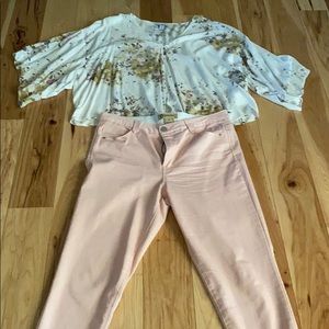 Democracy ankle pant with Tribal top